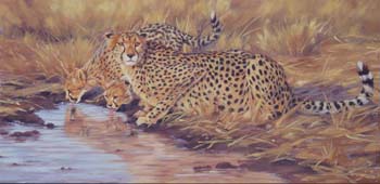 After Dinner Drinks,oil on linen 17 x 33 , Private collectio