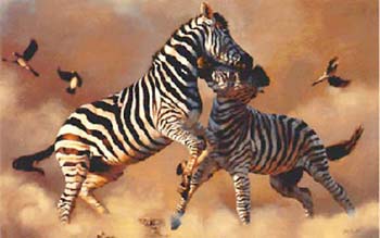 Contenders, oil on linen, 36 x 56, private collection