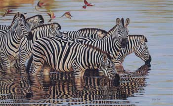 Fleeting Encounter oil on linen 27 x 44