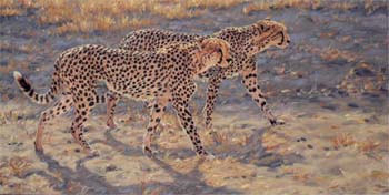 On Patrol ,  oil on linen 28 x 56, private collection