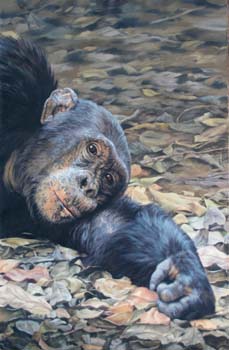 On the Forest's Carpet oil on linen 37 x 24, Private collect