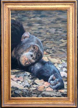 On the Forest's Carpet, oil on linen, 37 x 24
